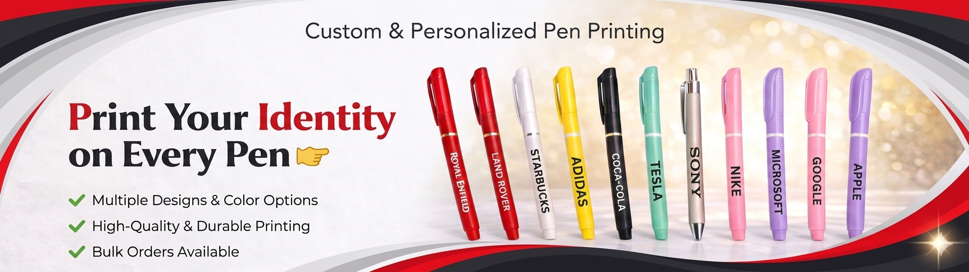 Custom & Personalized Pen Printing