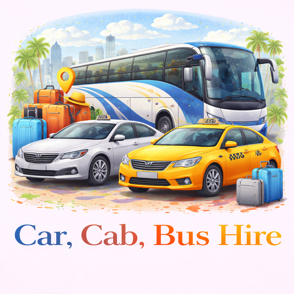 Car, Cab ,Bus Hire